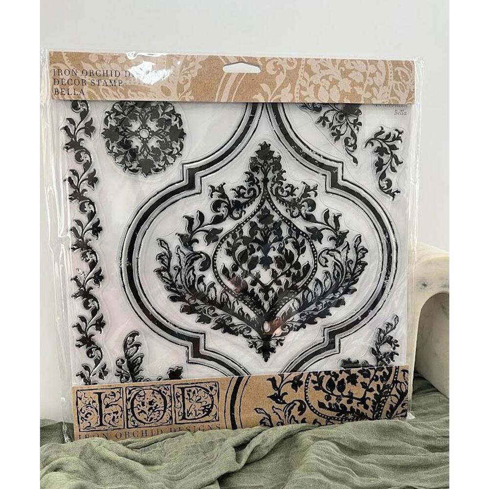 Bella IOD Decor Stamp - 12 x 12" Brand New